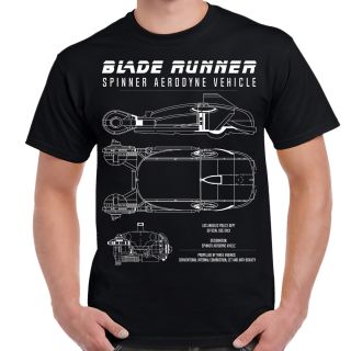 Blade Runner Los Angeles 2019 Spinner Adult T-Shirt
