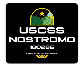 USCSS Nostromo Schematic Blueprint 1/4" Thick Mousepad