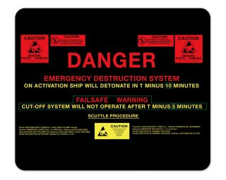 Aliens Colonial Marines Motion Tracker 1/4" Thick Mousepad