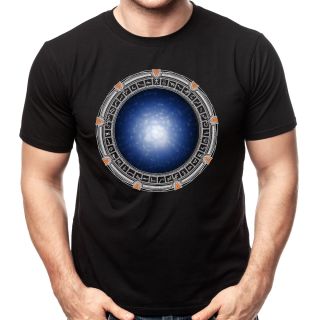 Stargate Color Wormhole Adult Shirt